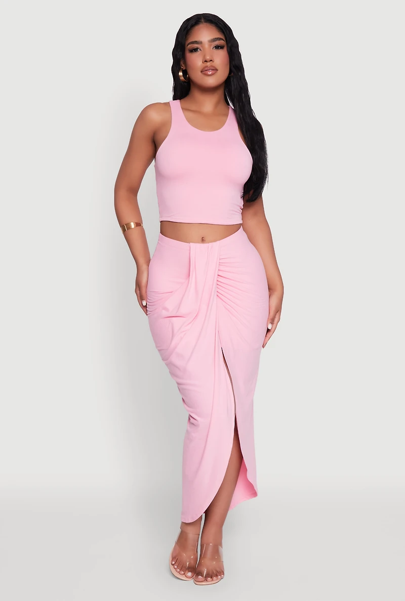 Soft Knit Cropped Tank Top