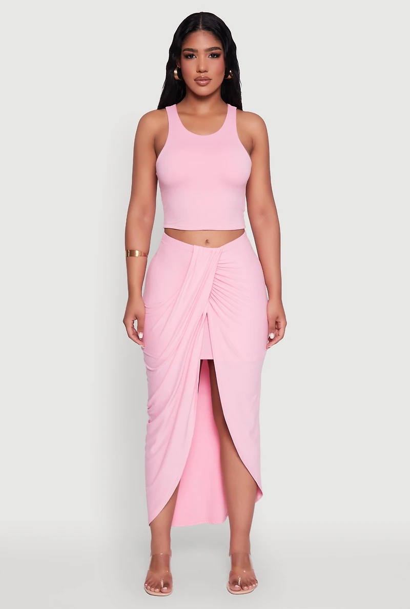 Soft Knit Cropped Tank Top