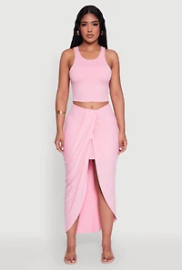 Soft Knit Cropped Tank Top