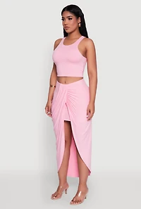 Soft Knit Cropped Tank Top