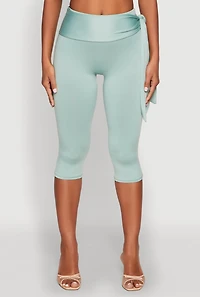 Side Tie Capri Pants