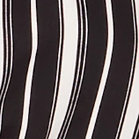 Smocked High Waisted Striped Palazzo Pants