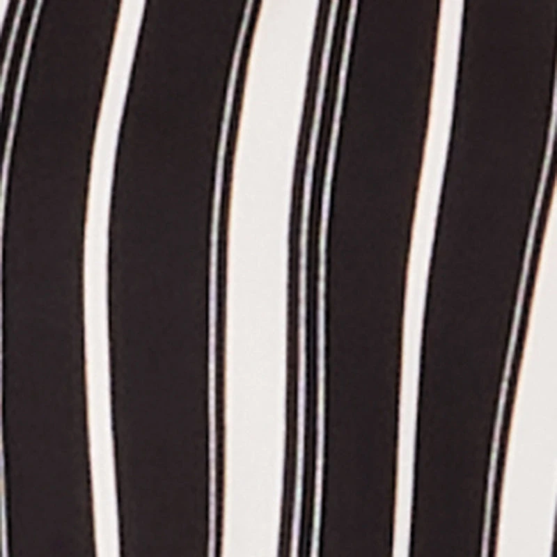 Sleeveless Striped Crop Top with Tie Front Detail
