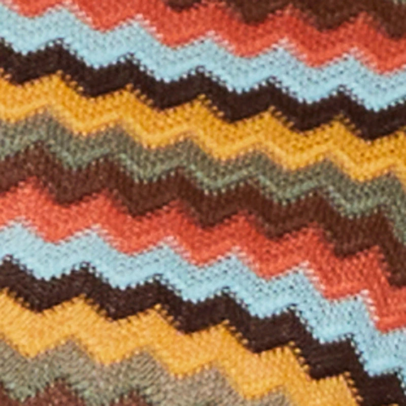 Chevron Striped Button Front Short Sleeve Shirt