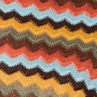 Chevron Striped Button Front Short Sleeve Shirt