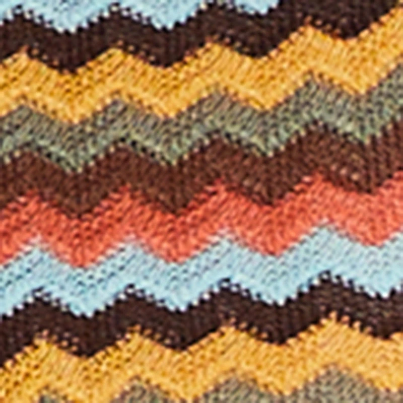 Chevron Striped High Waisted Pull On Pants