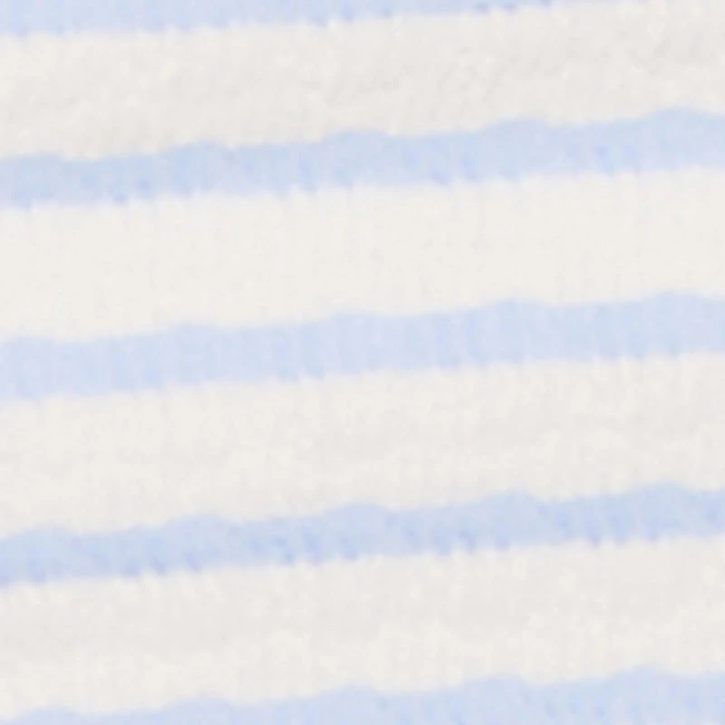 Rosette Detail Striped Maxi Skirt