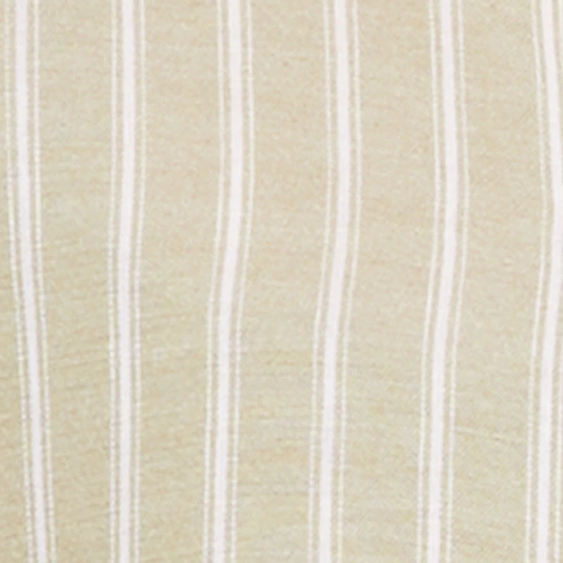 Pinstripe Button Front Short Sleeve Shirt