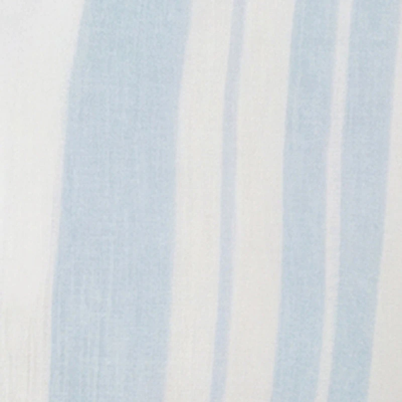 Striped Collared Button Front Crop Top