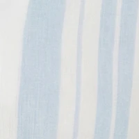 Striped Collared Button Front Crop Top