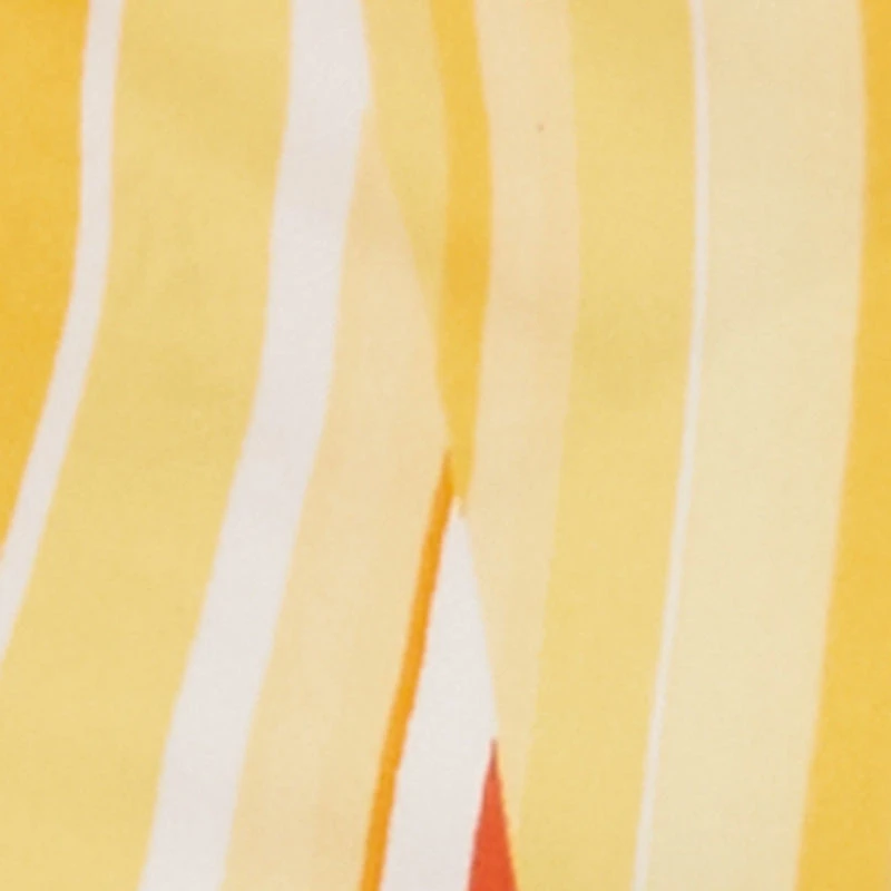 One Shoulder Striped Side Ruched Blouse