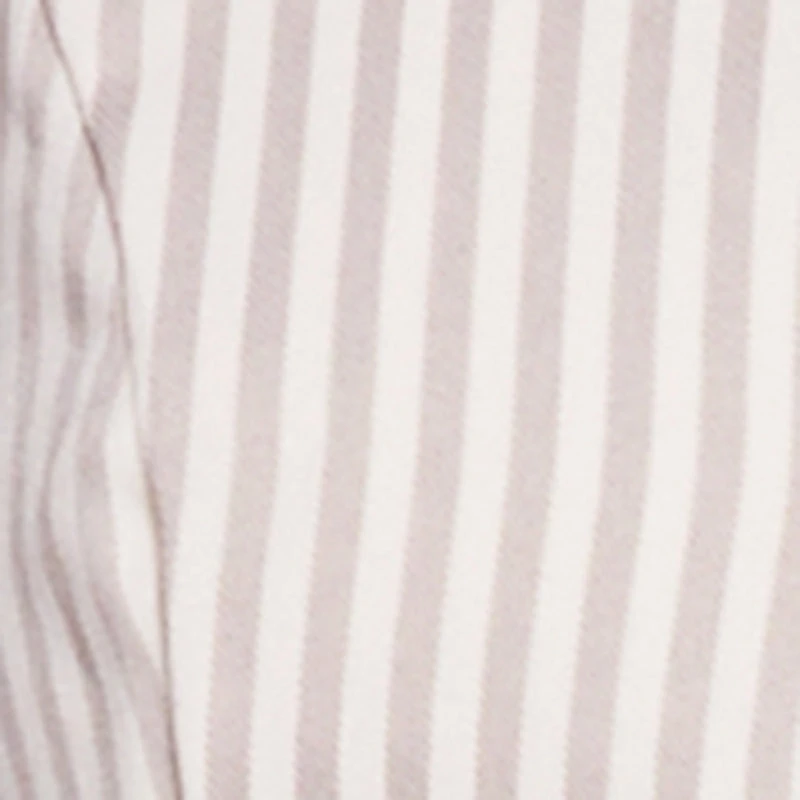 Striped Tie Waist Belted Shorts