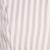 Striped Tie Waist Belted Shorts