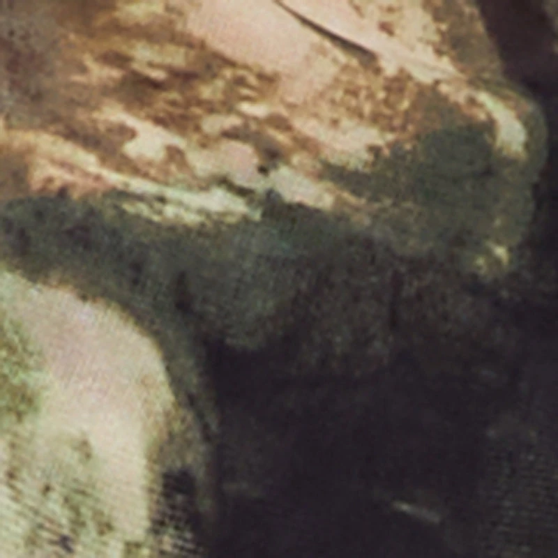 Patterned Mesh Pull On Straight Leg Pants