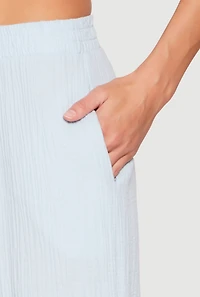 Womens Gauze Knit Pants,