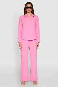 Gauze Knit Pants