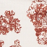 Toile de Jouy Ruffle Tiered Skirt