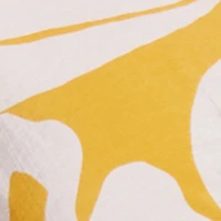 Abstract Floral Crepe Knit Tie Waist Front Wide Leg Pants