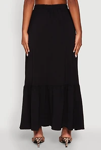 Airy High Waisted Tiered Skirt