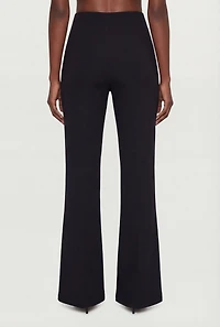 Metallic Detail Asymmetrical Overlay Pants