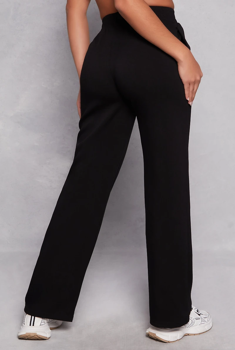Wide Leg Pocket Pants