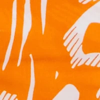 Trendy Abstract Butterfly Print Sleeveless Crop Top