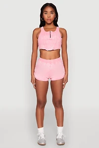 Mineral Wash Dolphin Shorts