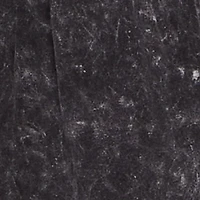 Mineral Wash Crop Top with Necktie