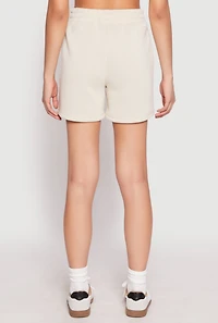 Womens New York Athletic Dept Sweatshorts, Khaki, Size XL