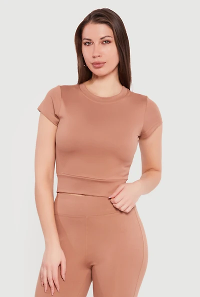 Short Sleeve Tummy Tucker Active Top