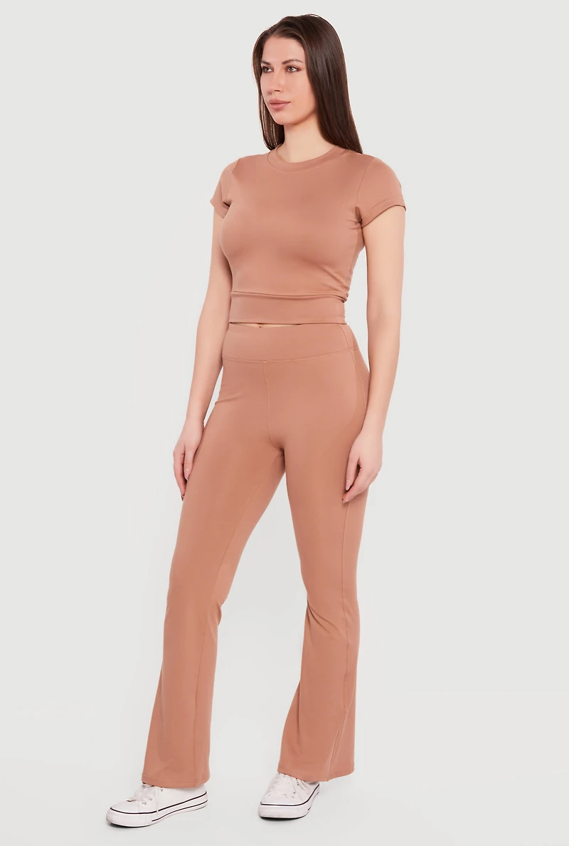 Short Sleeve Tummy Tucker Active Top