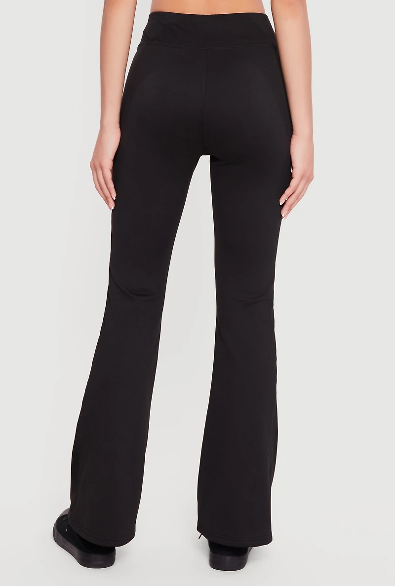 High Waisted Slim Bootcut Tummy Tucker Yoga Pants