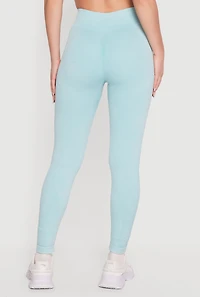 Compression Rib Seamless High Waisted Leggings