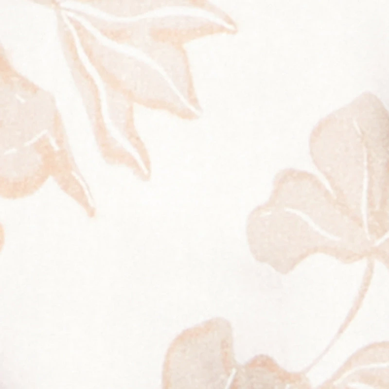 Satin Floral Handkerchief Hem Tube Top