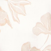 Satin Floral Handkerchief Hem Tube Top