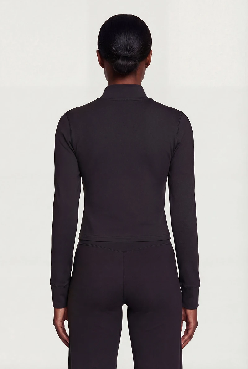 Long Sleeve Zip Front Track Jacket