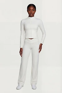 Long Sleeve Zip Front Track Jacket