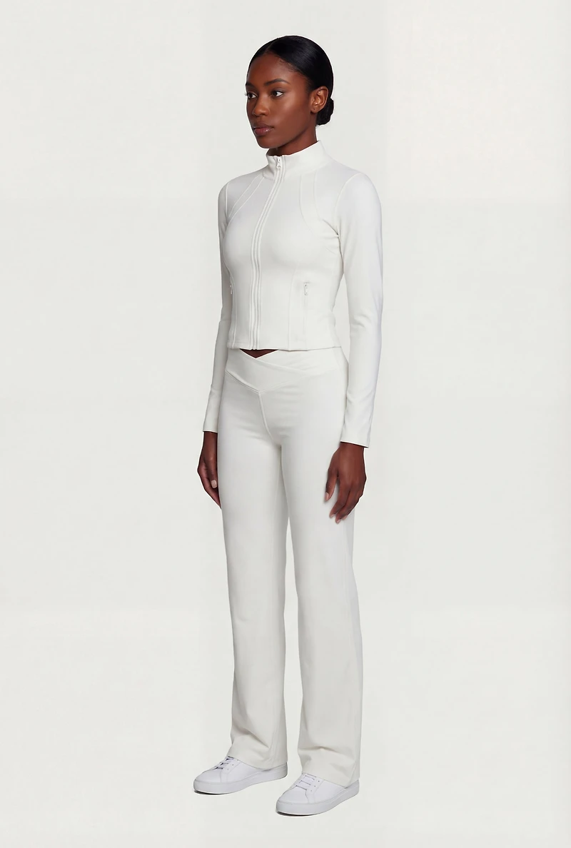 Long Sleeve Zip Front Track Jacket