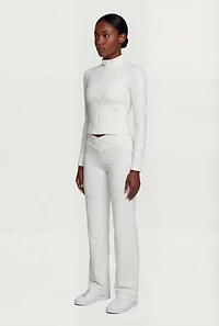 Long Sleeve Zip Front Track Jacket