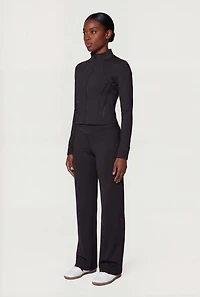 Criss Cross Waist Straight Leg Leggings