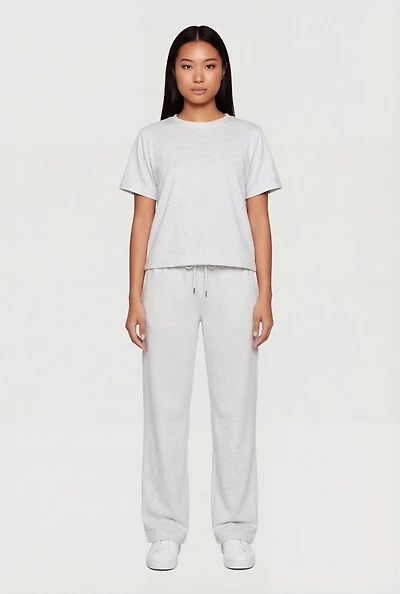 High Waisted Drawstring Pants