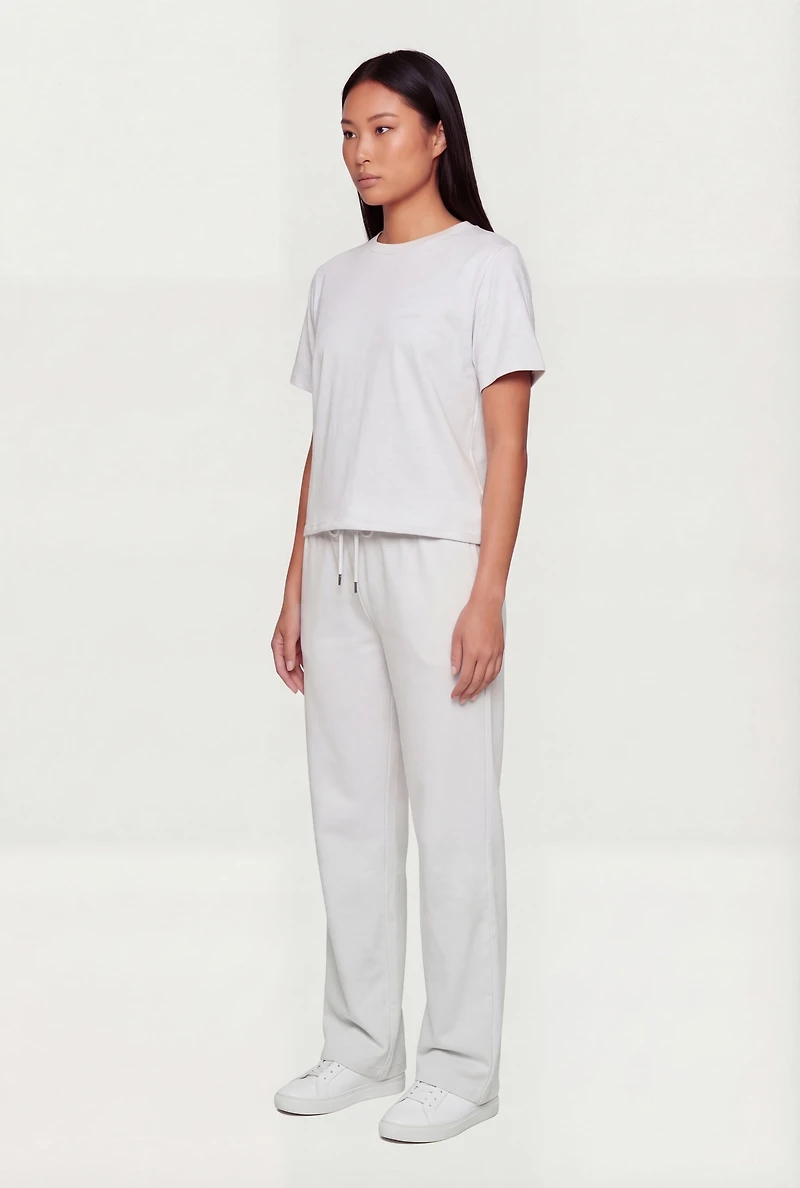 High Waisted Drawstring Pants