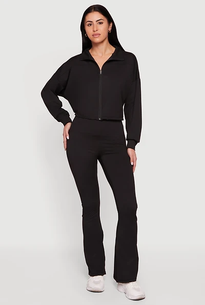 Drop Waist Boot Cut Active Pants
