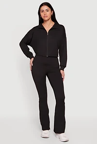 Drop Waist Boot Cut Active Pants
