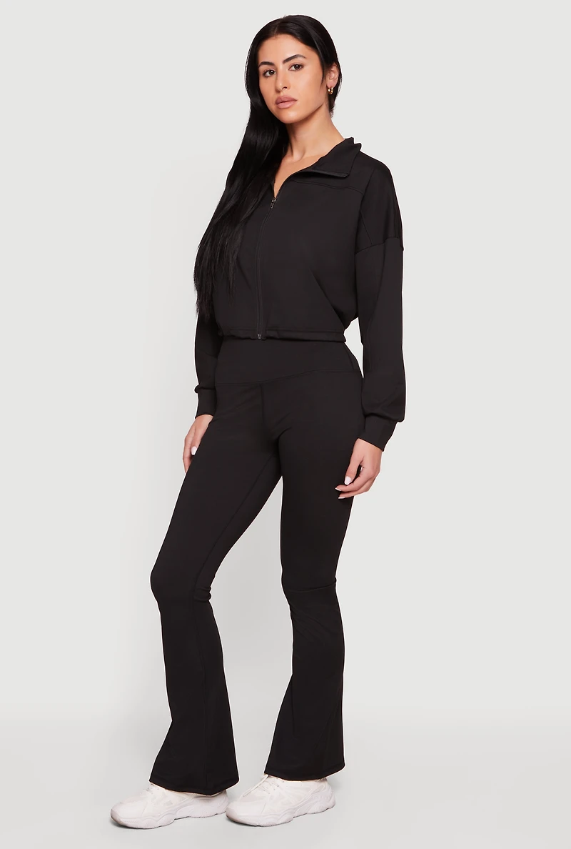 Drop Waist Boot Cut Active Pants