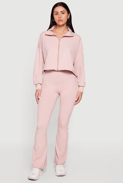 Drop Waist Boot Cut Active Pants