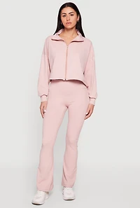 Drop Waist Boot Cut Active Pants