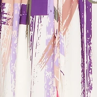 Abstract Brush Stroke Print Maxi Skirt