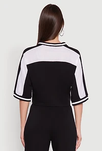 Womens Brat Graphic Jersey Top, Multi,