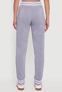 Womens 83 Graphic High Waisted Joggers, Grey, Size XL